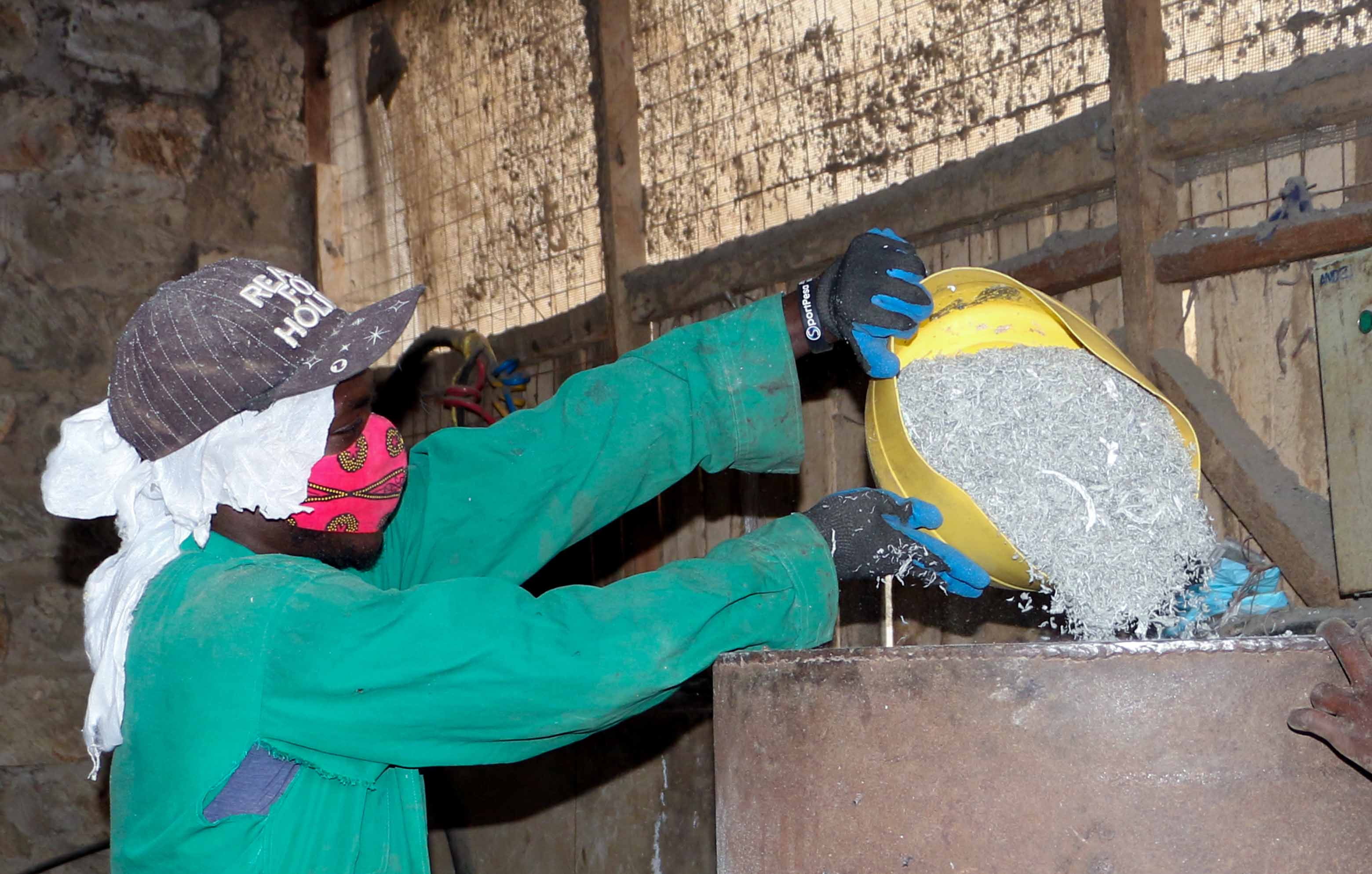 Plastic waste collection process